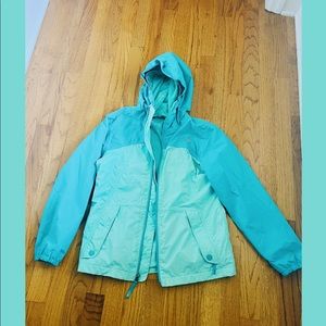 The North Face Girls Aqua Fleece-Lined Raincoat
